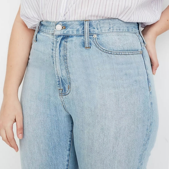 MADEWELL The Perfect Vintage Jean in Fitzgerald Light Wash Petite Plus Size 36 - Picture 2 of 13